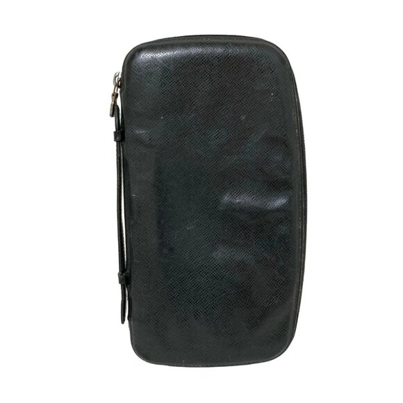 Auth LOUIS VUITTON Organizer Atoll (New Model) Ardoise Taiga - Picture 1 of 10
